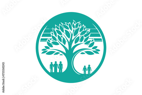 1867-an-emblem-vector-logo-for-a-family-development-group