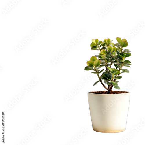 Wallpaper Mural Potted green plant against pure black background Torontodigital.ca