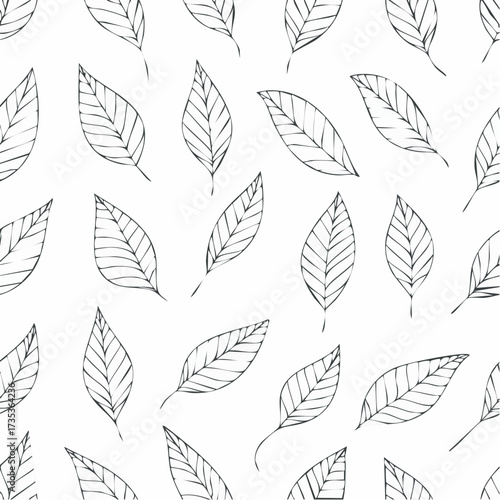 Brown chestnut leaf raster illustration
4