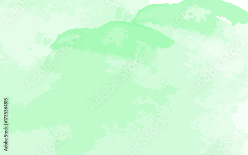 Soft pastel green watercolor texture with abstract cloudy patterns and light gradient tones. Smooth organic shapes with delicate brushstroke effects. Minimalist, calming, and natural in style
