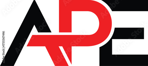 APE Letter Initial Logo Design Template Vector Illustration