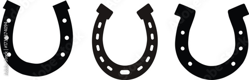 Rustic wooden horseshoe