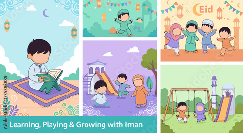 Muslim Kids: Learning, Playing & Celebrating Eid with Iman