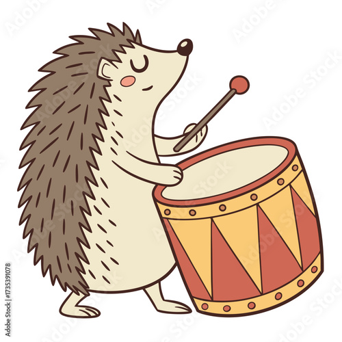 drum and drumsticks