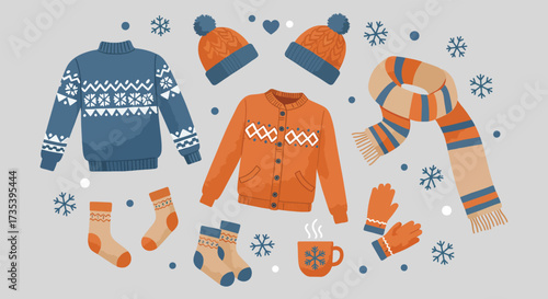 Cozy Winter Clothing and Accessories for Cold Weather Comfort.