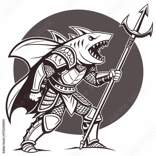 medieval knight with sword