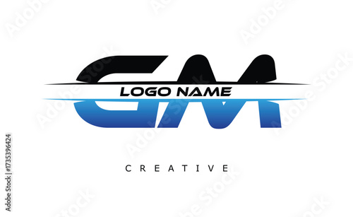 GM Creative Dynamic Logo Design | Modern Music & Entertainment Branding