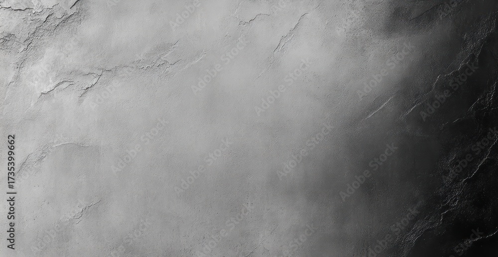 Naklejka premium Textured surface with gradient shading from light gray to dark gray creating a moody and abstract effect