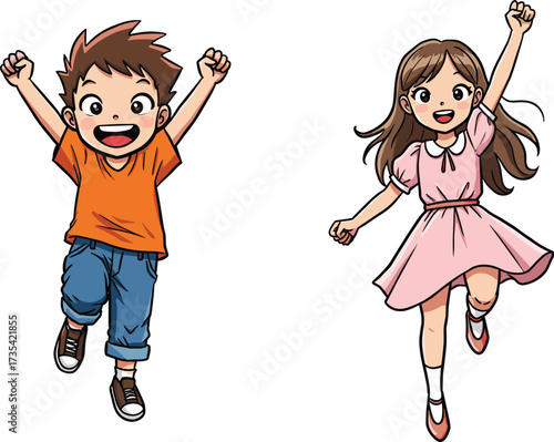 Cartoon female teachers presenting math concepts, classroom education scene, students learning with chalkboard diagrams, academic teaching, teamwork, creativity, knowledge sharing