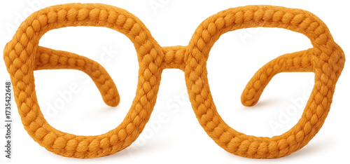 Film frame illustration in a decorative style with a crocheted or knitted texture, perfect for vintage design