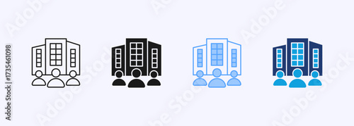 Enterprise Icon Set Multiple Style Collection