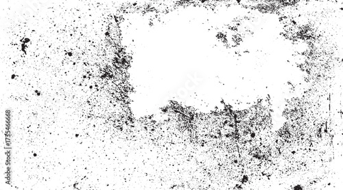 Dirty or dust film grain speck grit grunge overlay on Speckle grain dot  Distress Overlay Texture. Subtle grain texture overlay. White background 