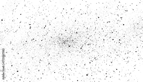  Dirty or dust film grain speck grit grunge overlay on Speckle grain dot white paper noise texture with distress effect vector illustration pattern background.