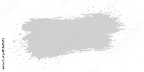 Black ink splat forms an abstract grunge background with a dirty texture, perfect for a vintage border design or paint splash illustration