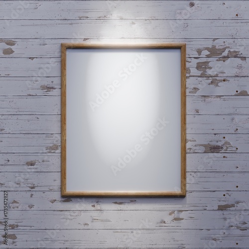 3d render Photo Frame for mockup