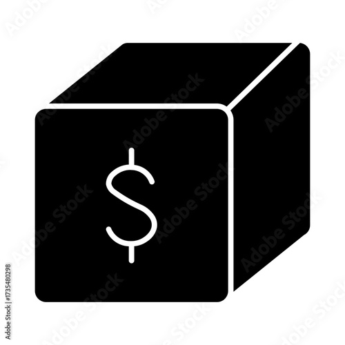 cash on delivery glyph icon