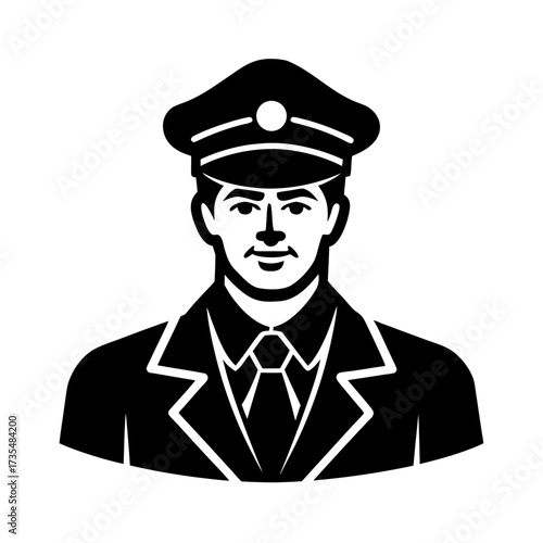 police officer vector illustration
