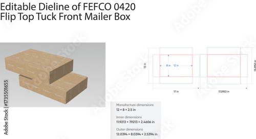 Kraft mailer boxes with dieline kraft boxes cardboard