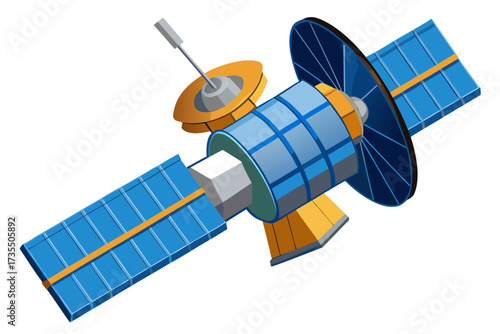 illustration of a satellite dish