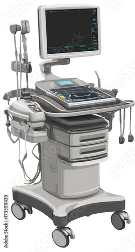 Modern medical equipment for patient monitoring and diagnostics