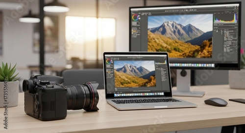 video camera on the screen