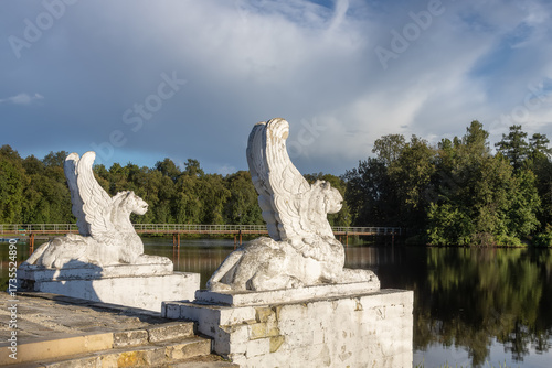 Canvas Print Historic Marfino estate, cultural heritage site, Moscow region, Russia