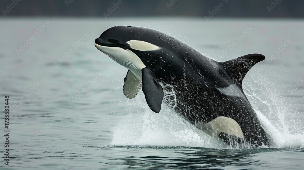 Fototapeta premium Killer whale Killer whale jumping out of water