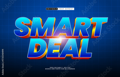 smart deal editable text effect
