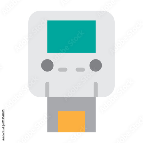ATM Machine Vector Flat Icon Design