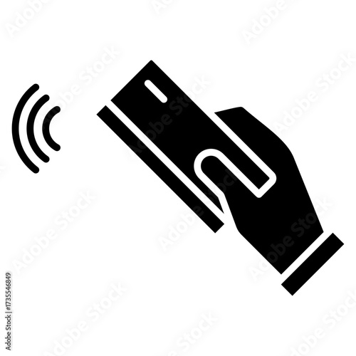 Card Reader Glyph Icon