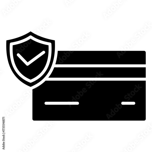 Secure Payment Glyph Icon