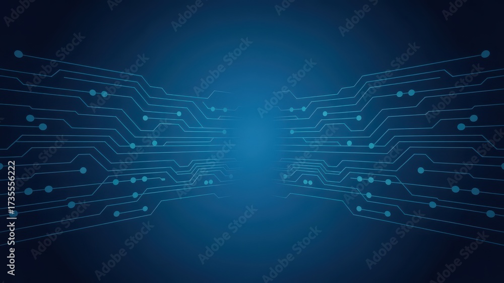 Fototapeta premium Abstract circuit board background technology concept for digital design presentat