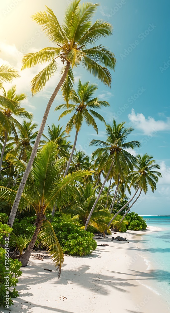 Fototapeta premium Sun-Kissed Shores