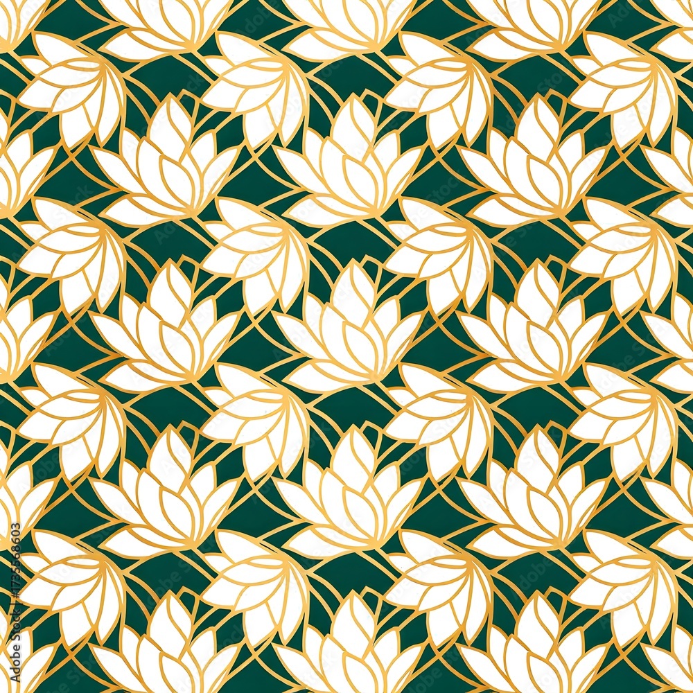 Fototapeta premium Seamless floral pattern with leaves on black vintage background