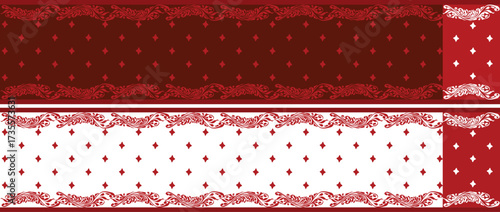 saree design illustration, white saree with red border, saree for puja