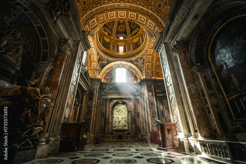 Canvas Print Interior of St