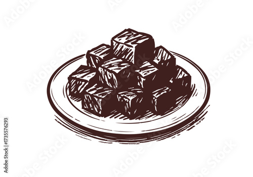  Steak hand drawn vector sketch illustration