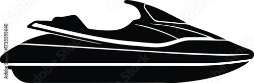 jet ski icon, sea sport equipment
