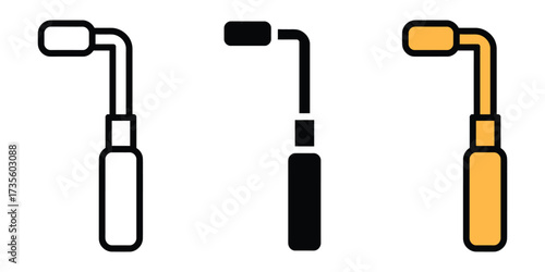 Car wheel brace, dental icon vector. dental practices, dentists, and maintaining a bright healthy smile symbol. vector illustration.