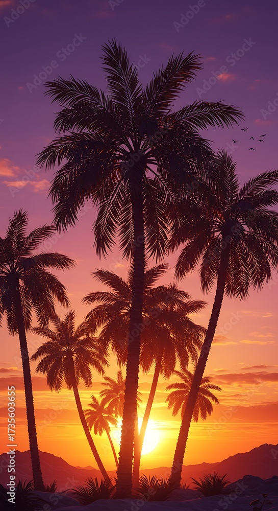 Obraz premium Sunset's Embrace