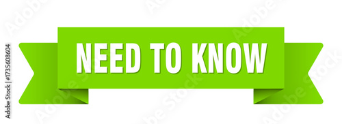need to know ribbon isolated on transparent background. need to know ribbon