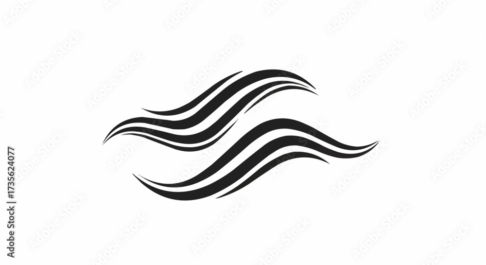 Fototapeta premium vector illustration of a tribal tattoo