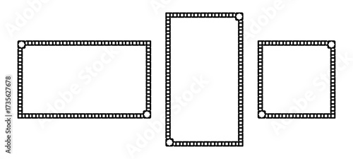 set of photo frames