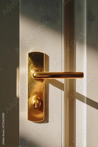 Wallpaper Mural A minimalist luxury hotel detail elegant golden bras, generation AI  Torontodigital.ca