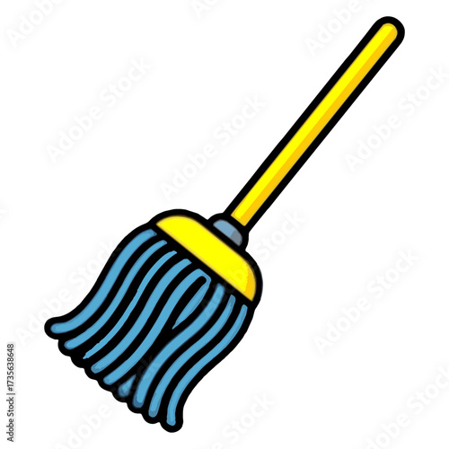 Vector Illustration of Mop Icon