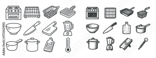 Kitchen Sketch Icons