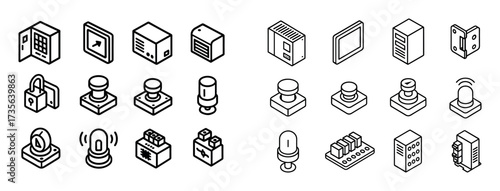 Isometric Automation Icons