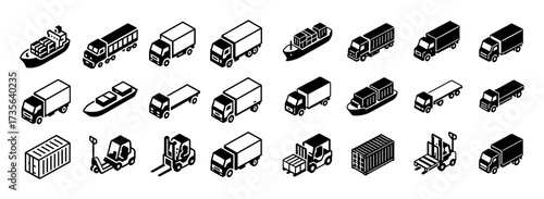 Freight Transport Icons