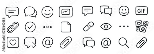 Sketch Communication Icons