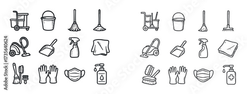 Cleanliness Icon Grid